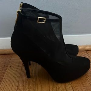 Sexy Black Booties Size 8.5